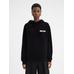 Grosgrain logo hoodie цвет: Чёрный