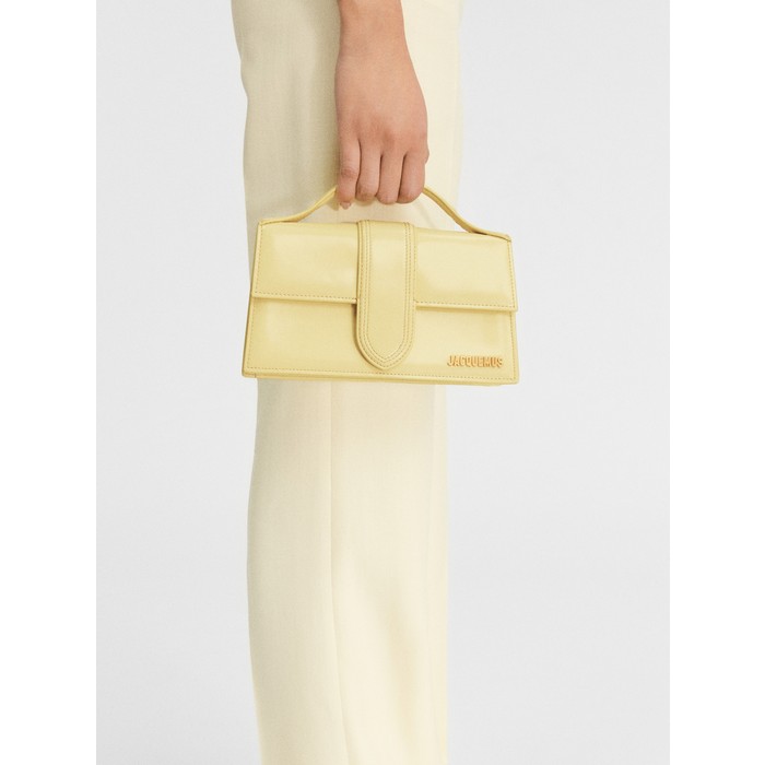 Большая сумка с клапаном цвет: Pale yellow
