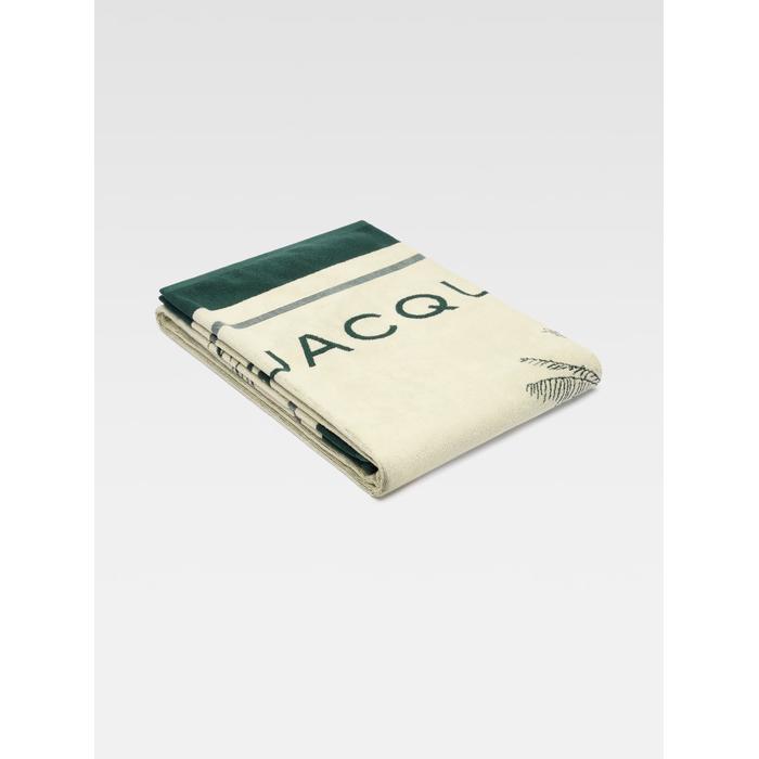 Полотенце Jacquemus Cruise цвет: Palm tree green / light yellow