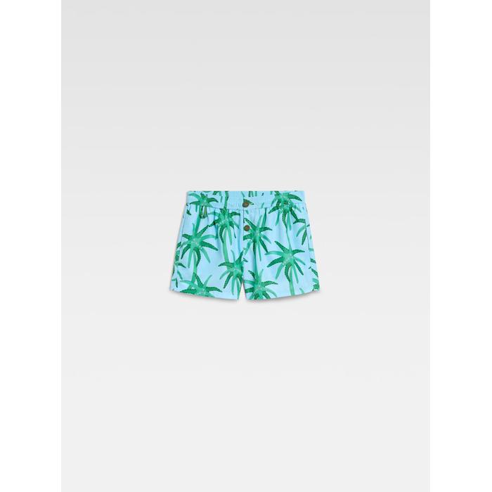 Купальник с принтом цвет: Print palmtrees star blue/green