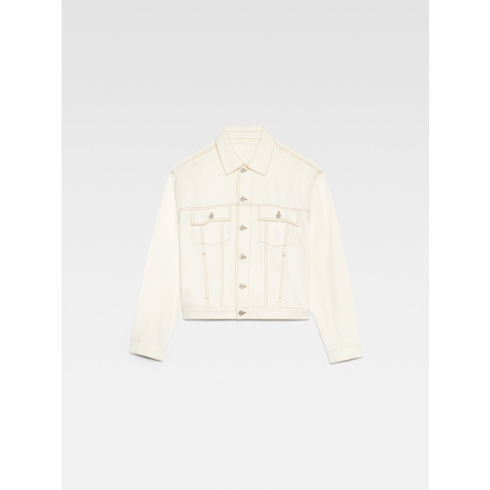 Джинсовая куртка цвет: Off-white/tabac