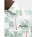 Короткая рубашка с пальмами цвет: Print palmtrees drawing white