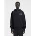 Grosgrain logo hoodie цвет: Чёрный