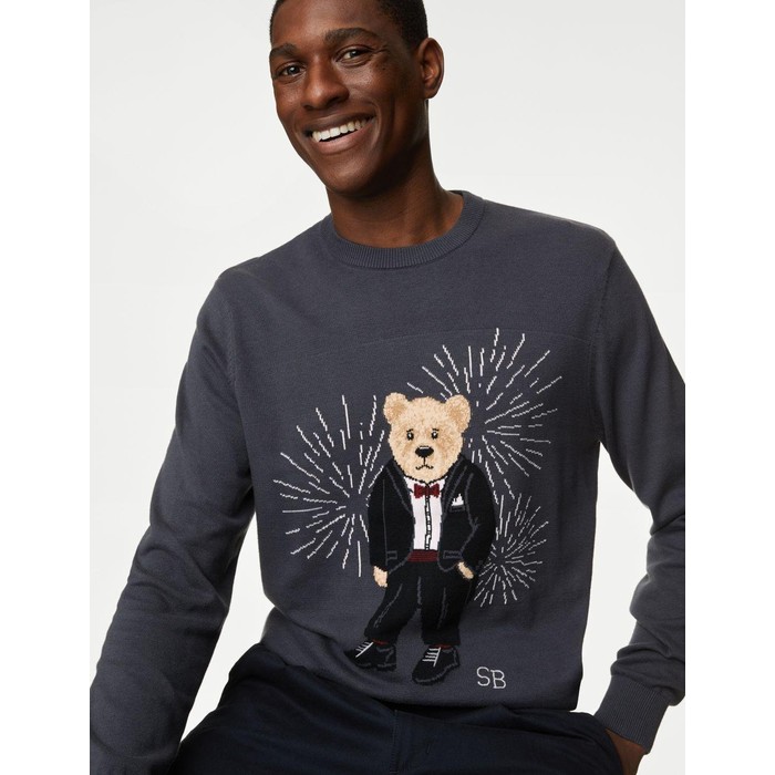 свитер из чистого хлопка spencer bear™