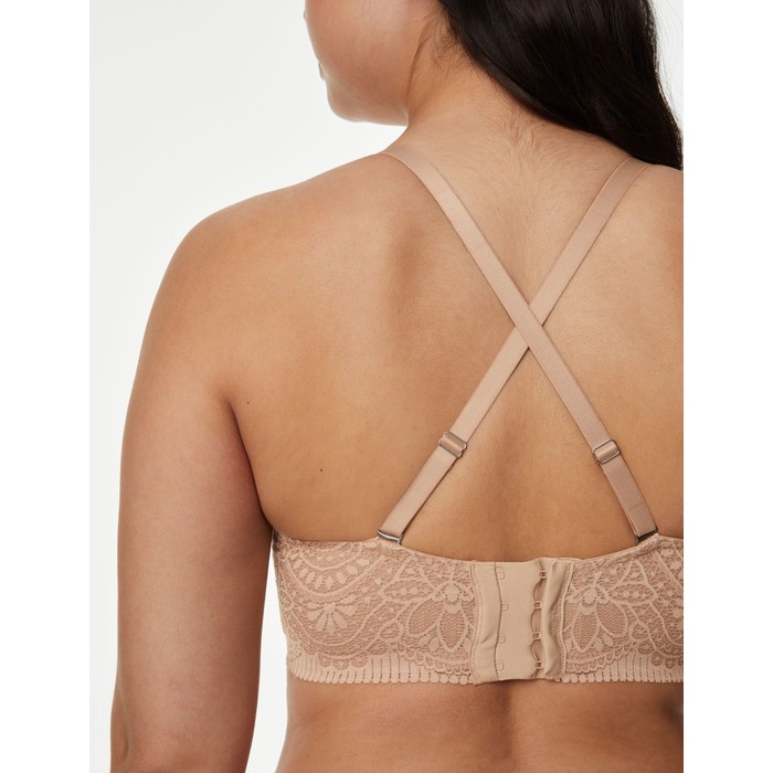 бюстгальтер без бретелек с кружевной отделкой body soft™