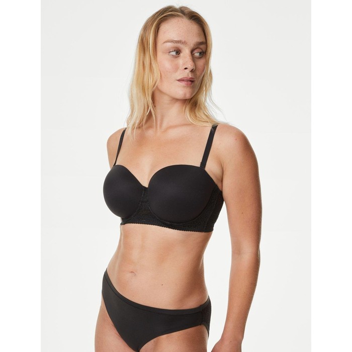 бюстгальтер без бретелек с кружевной отделкой body soft™
