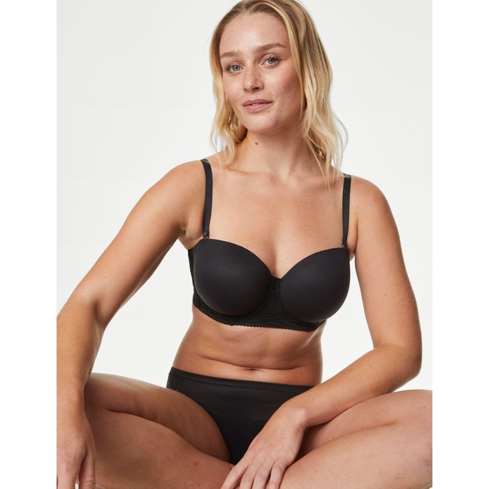 бюстгальтер без бретелек с кружевной отделкой body soft™