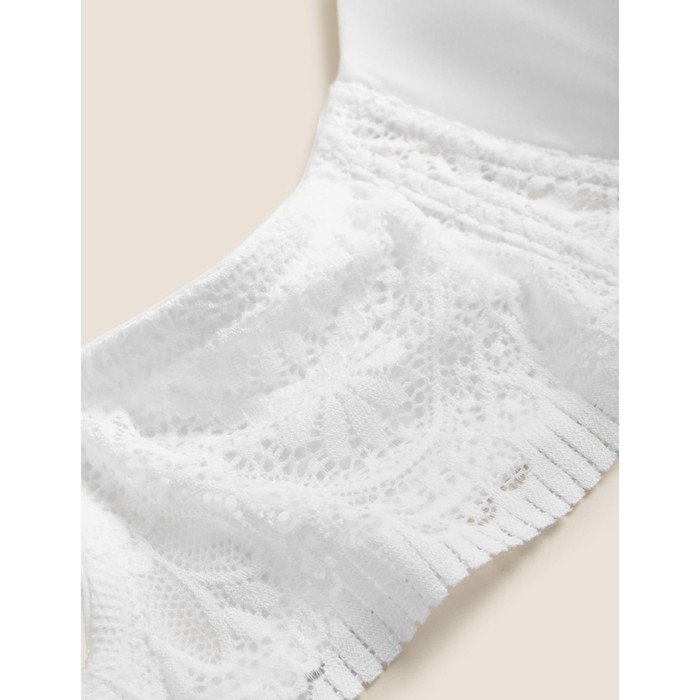 бюстгальтер без косточек с кружевной отделкой body soft™