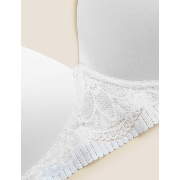 бюстгальтер без косточек с кружевной отделкой body soft™
