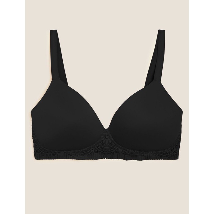бюстгальтер без косточек с кружевной отделкой body soft™