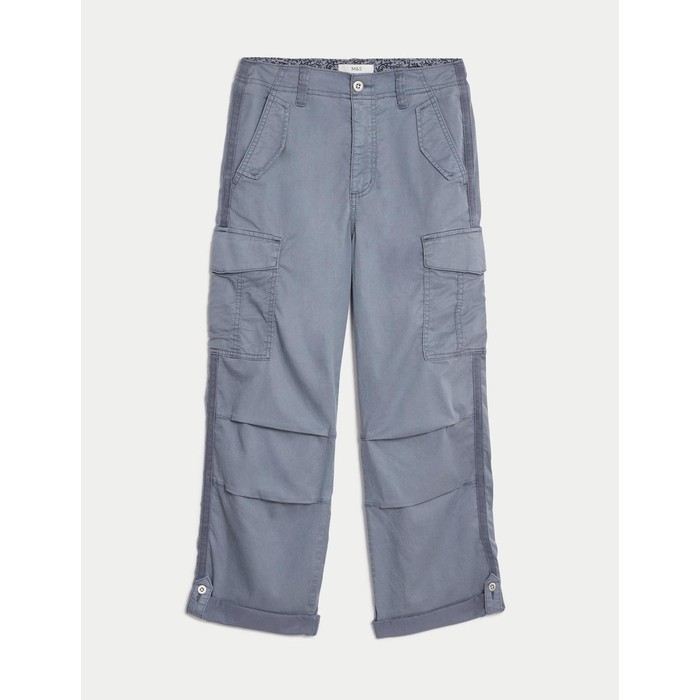 брюки-карго Lyocell™ Straight Leg Crop