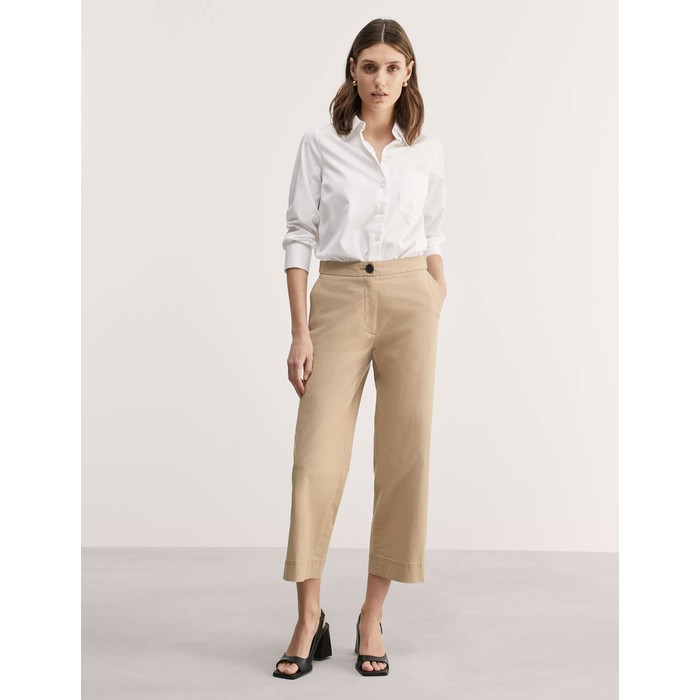 укороченные брюки Jaeger Regular Fit с завышенной талией