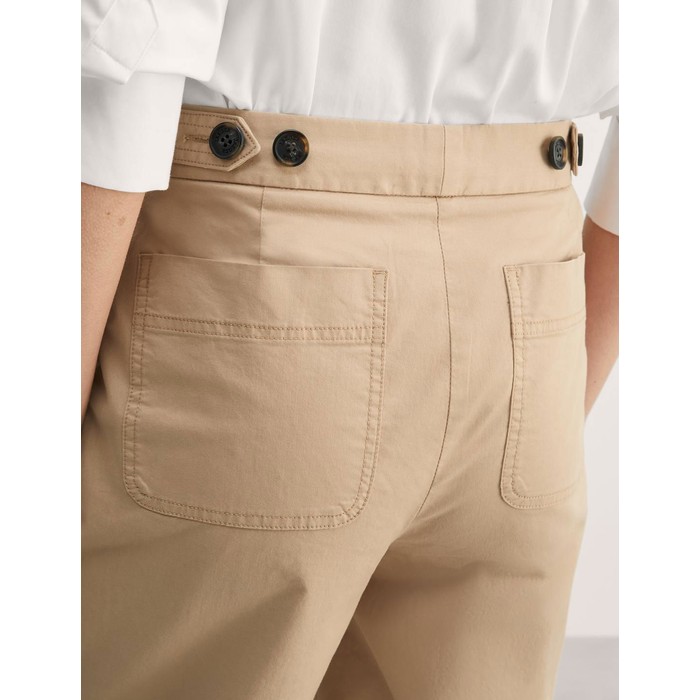 укороченные брюки Jaeger Regular Fit с завышенной талией