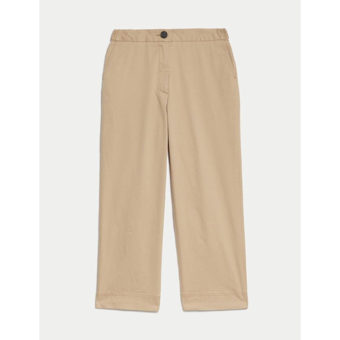 укороченные брюки Jaeger Regular Fit с завышенной талией