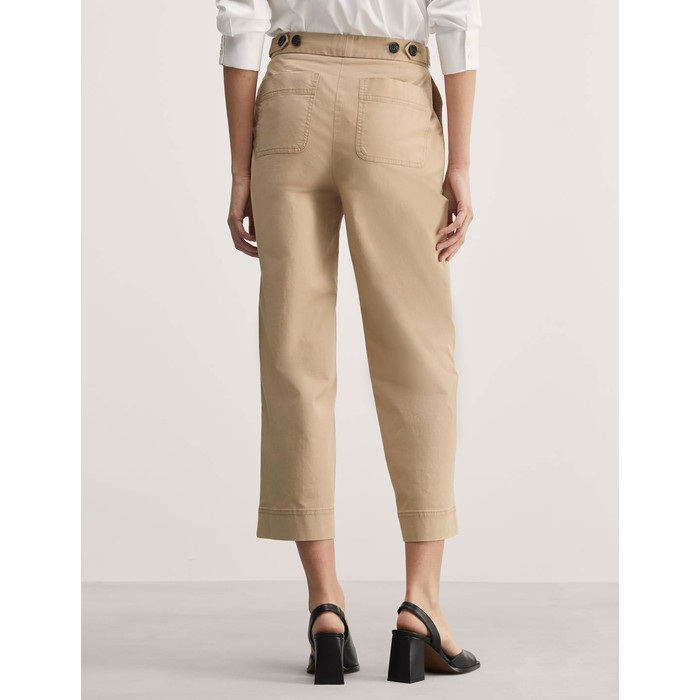 укороченные брюки Jaeger Regular Fit с завышенной талией