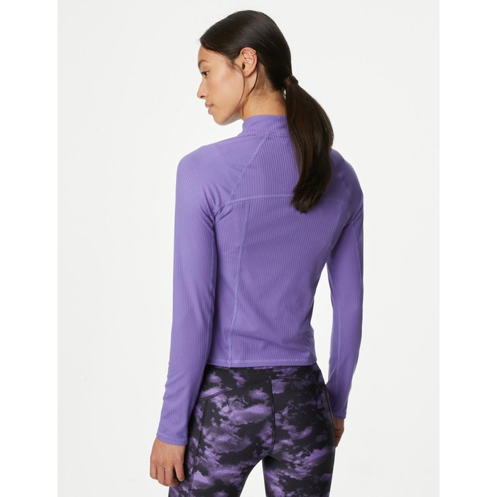 укороченный топ с длинным рукавом и фитилем Cool Comfort™