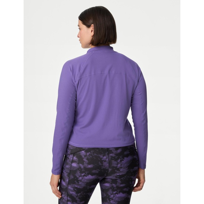 укороченный топ с длинным рукавом и фитилем Cool Comfort™