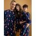 пижамный комплект из чистого хлопка с длинным рукавом