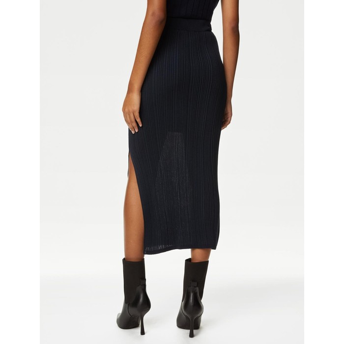 Мятые Вельветовые Брюки Regular Fit Midi Юбка