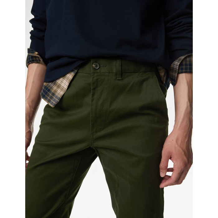 брюки-чинос из саржи с обычной посадкой Heritage Twill