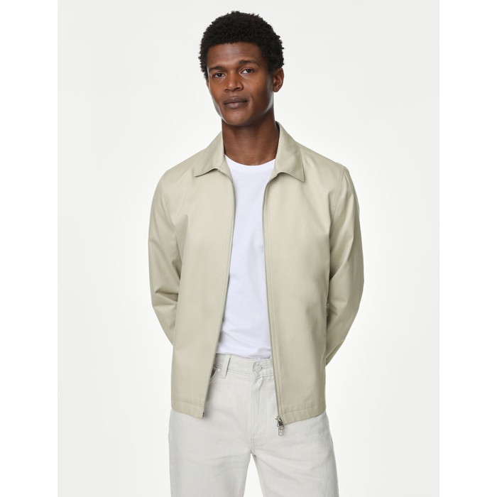 куртка из чистого хлопка Harrington