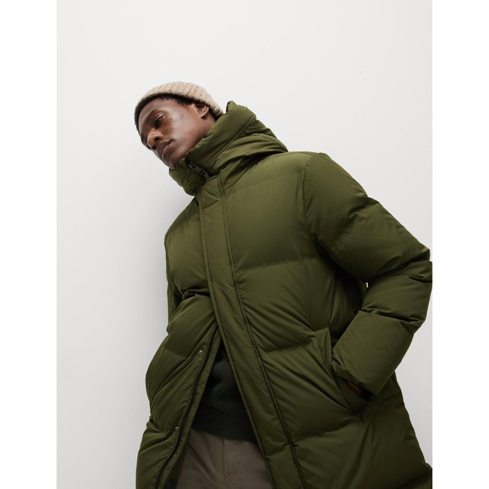 пуховое надувное пальто stormwear™ с капюшоном из перьев и пуха