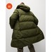 пуховое надувное пальто stormwear™ с капюшоном из перьев и пуха