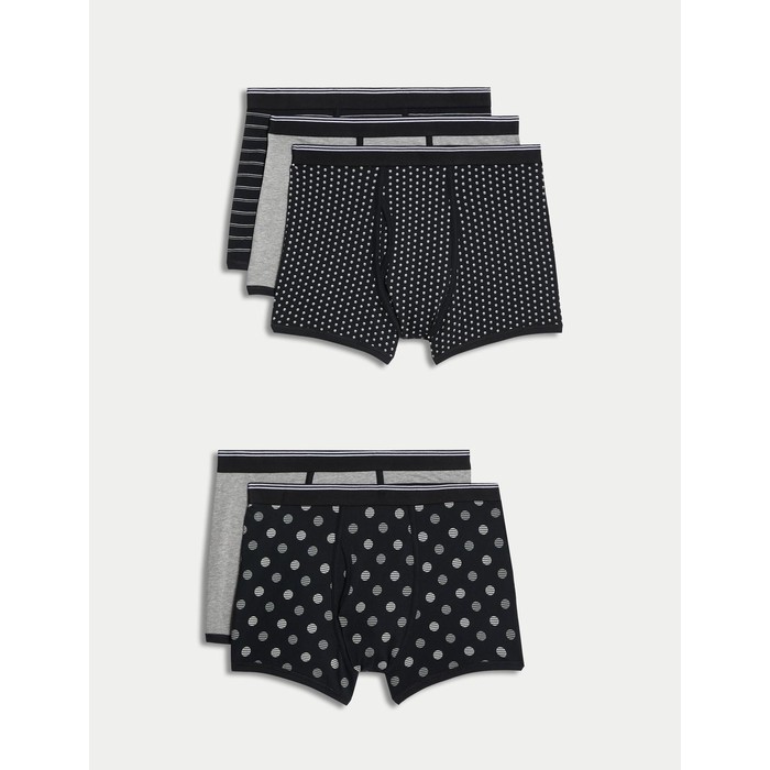 трикотажный боксерский комплект cool & fresh™ из чистого хлопка на 5 шт.