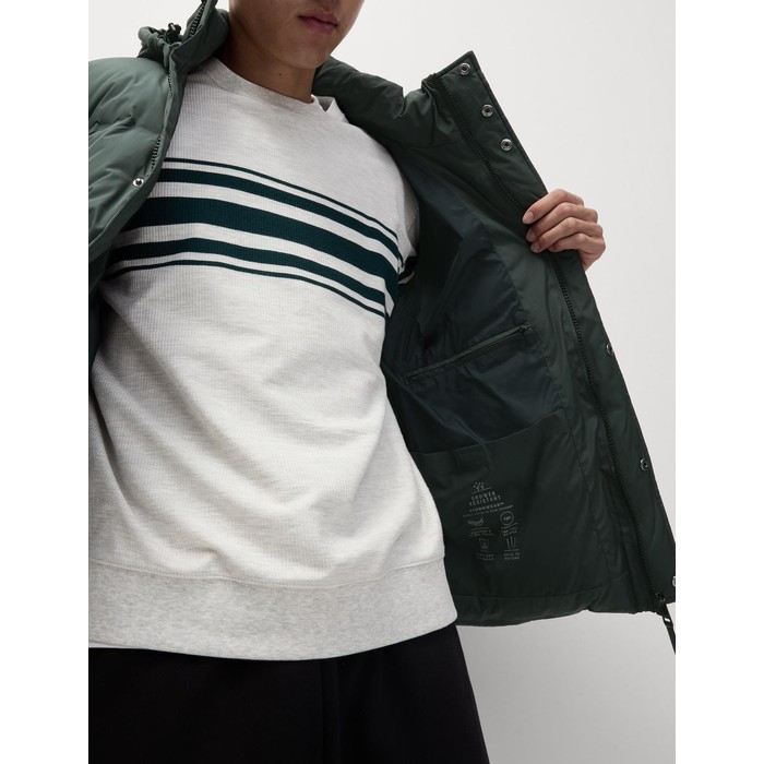 надувные пуховики stormwear™ из перьев и пуха
