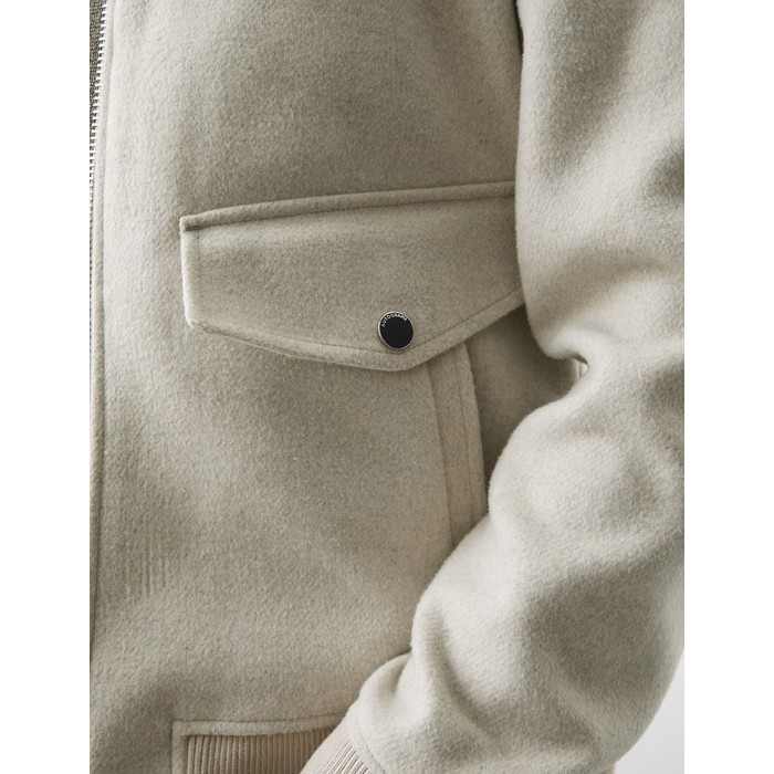 куртка-бомбер Harrington из смесовой шерсти