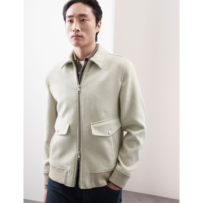 куртка-бомбер Harrington из смесовой шерсти