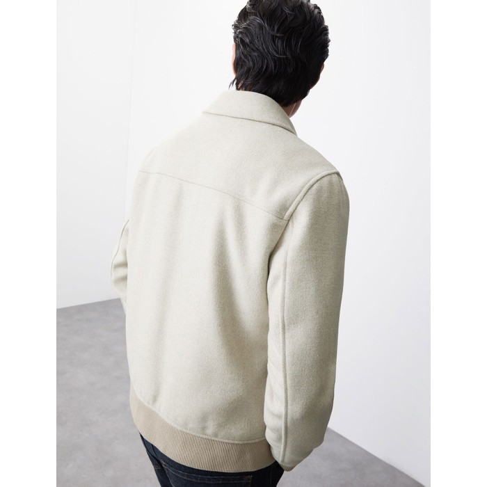 куртка-бомбер Harrington из смесовой шерсти