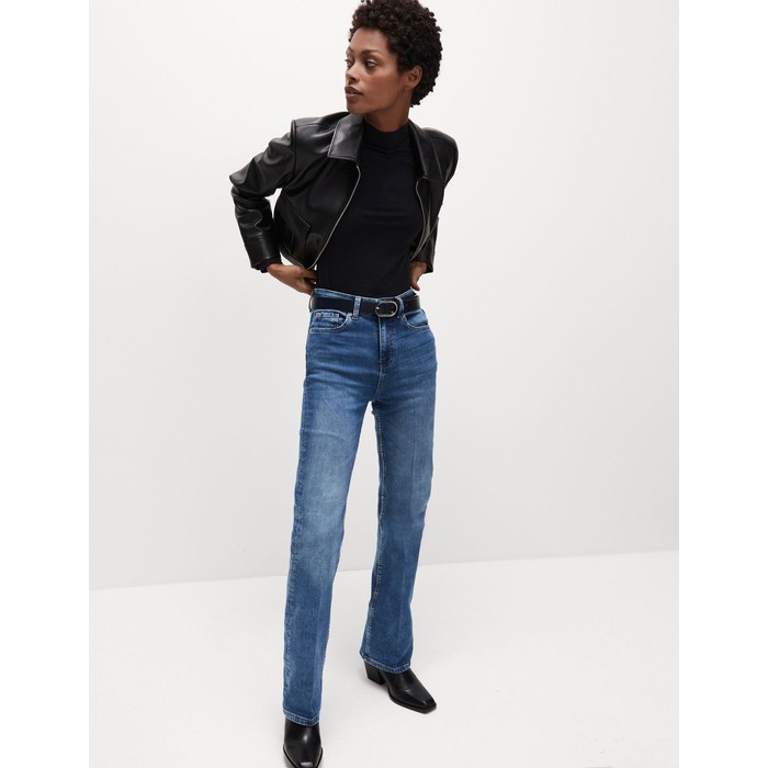 эластичные джинсовые брюки bootcut