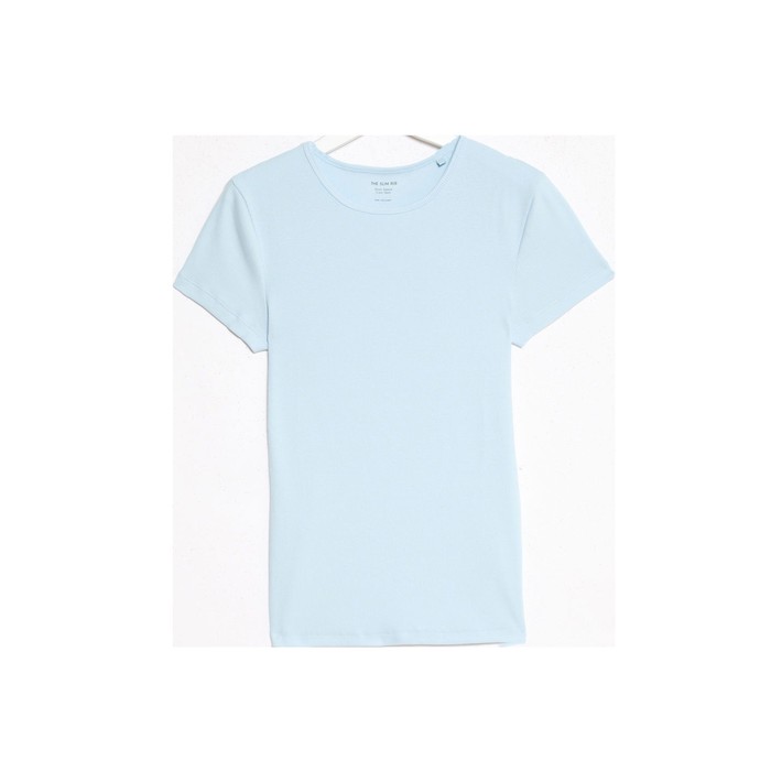 Футболка Slim Fit в рубчик из хлопка