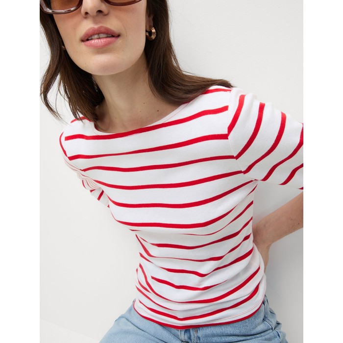футболка из чистого хлопка slim fit