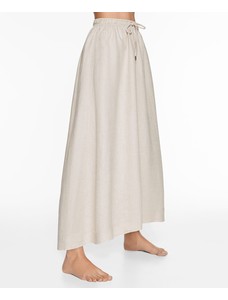 Длинная юбка из 100% льна