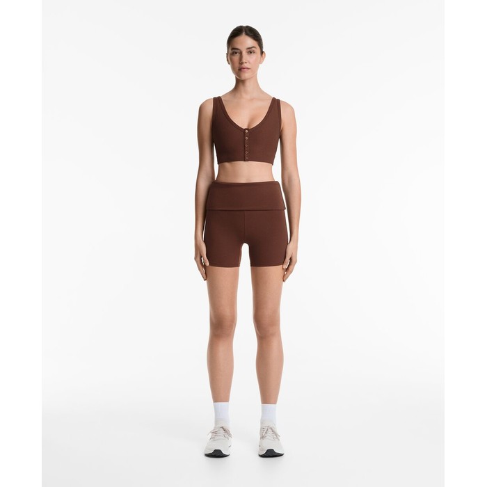 Топ Henley с открытой спиной Rib Comfortlux
