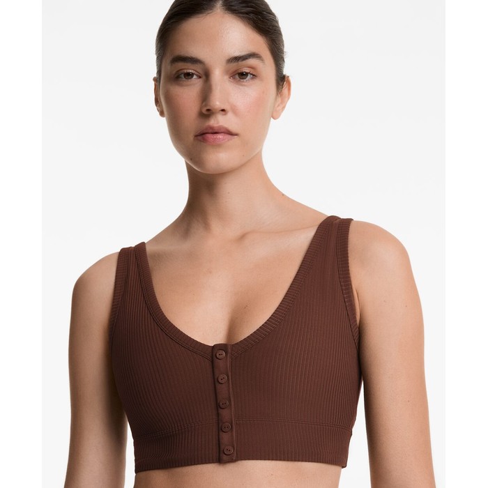 Топ Henley с открытой спиной Rib Comfortlux