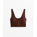Топ Henley с открытой спиной Rib Comfortlux