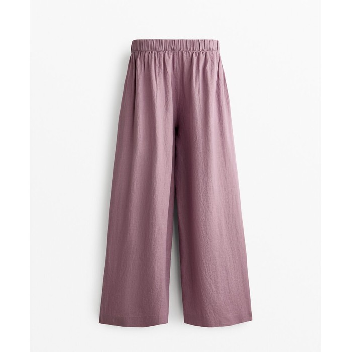 широкие брюки из 100%-го льна