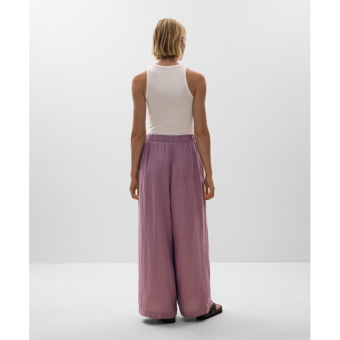 широкие брюки из 100%-го льна