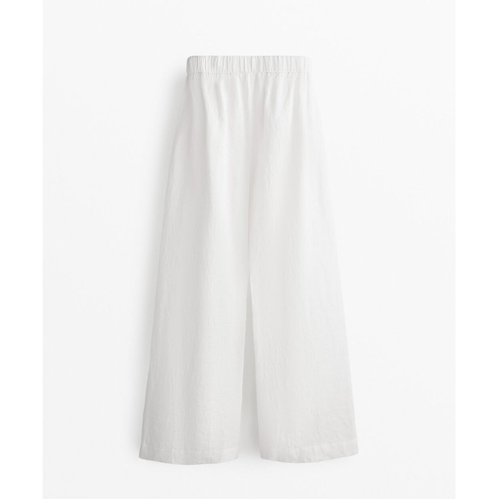 широкие брюки из 100%-го льна