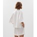 Рубашка Oversize с короткими рукавами из 100% льна