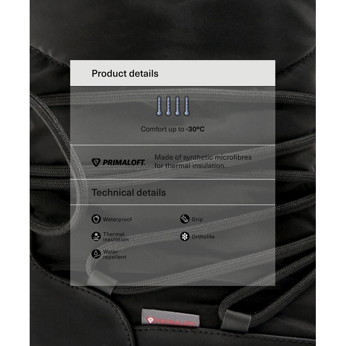 Водонепроницаемые высокие ботинки для катания на лыжах Primaloft®