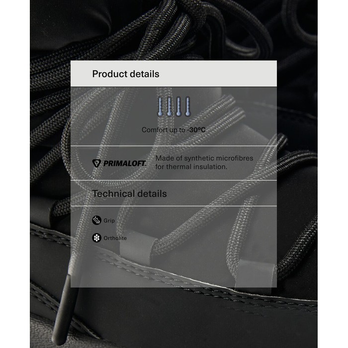 Мини-ботинки для апре-ски Primaloft® на шнуровке