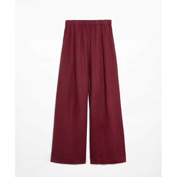 широкие брюки из 100%-го льна