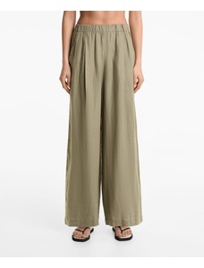 широкие брюки из 100%-го льна