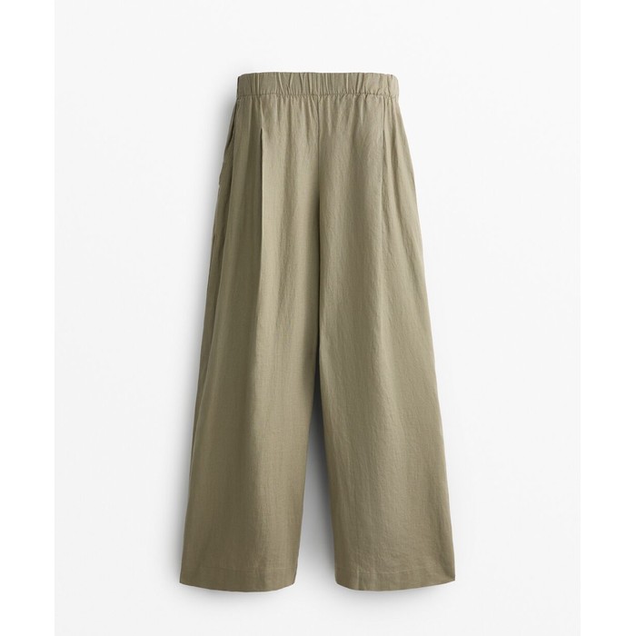 широкие брюки из 100%-го льна