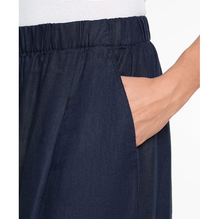 широкие брюки из 100%-го льна