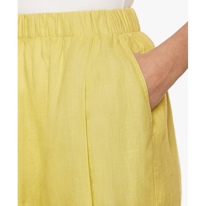 широкие брюки из 100%-го льна